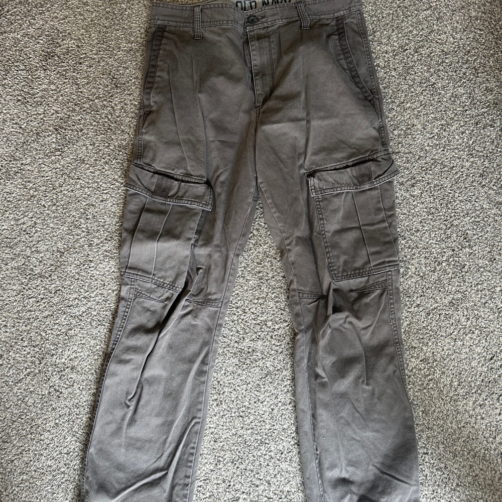 Old Navy Men's Gray Cargo Pants